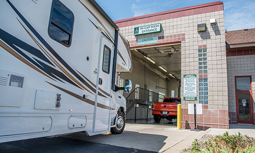 RV Wash Entrance